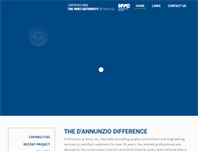 Tablet Screenshot of dannunziocorp.com